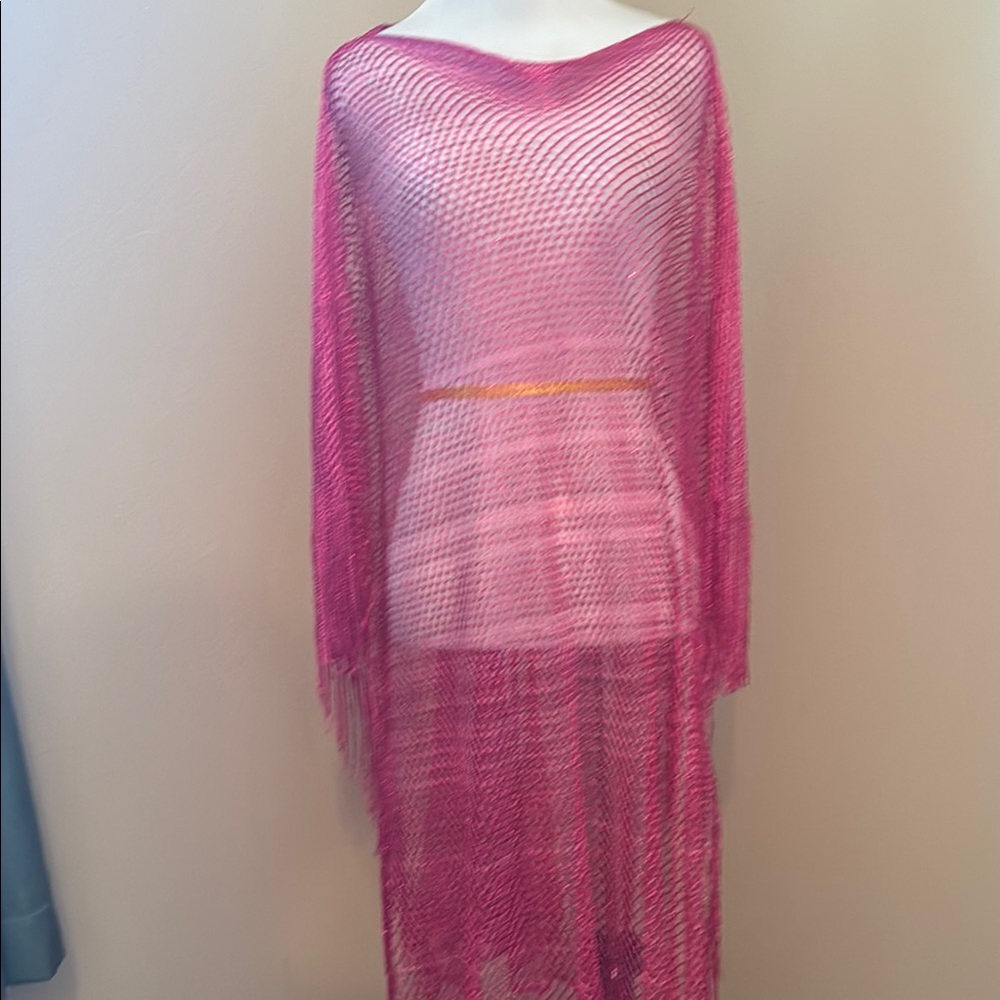 Elegant Pink Swim Cover-Up